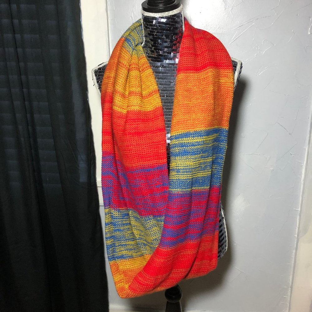 LOF Multi-Color Infinity Scarf NWT